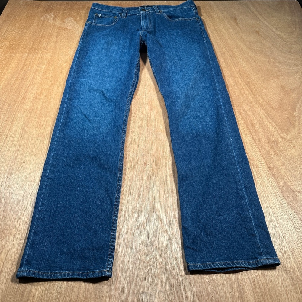 Cremieux Jeans Mens 32x30 Blue Comfort Stretch Straight Leg Denim Pants